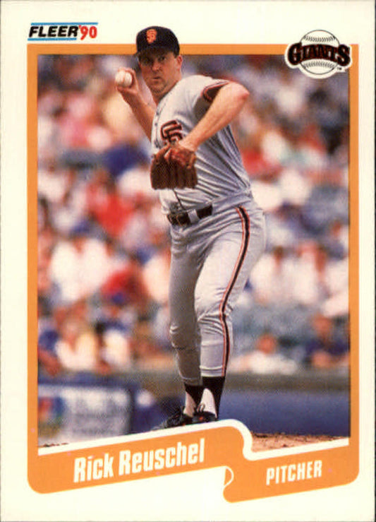 1990 Fleer Baseball #68 Rick Reuschel  San Francisco Giants  Image 1