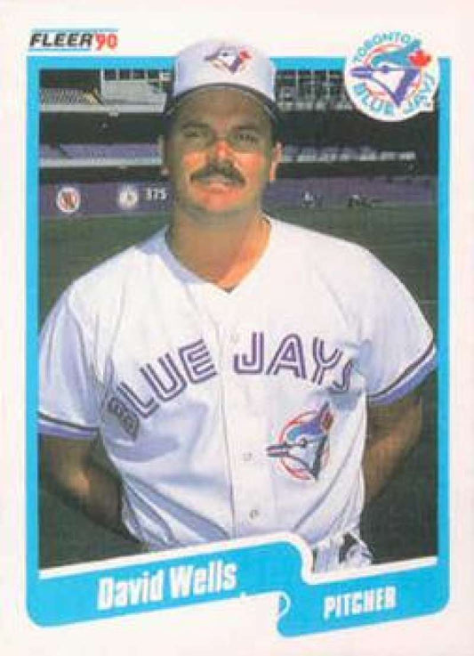 1990 Fleer Baseball #96 David Wells  Toronto Blue Jays  Image 1