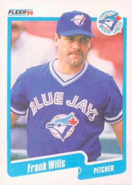 1990 Fleer Baseball #98 Frank Wills  Toronto Blue Jays  Image 1