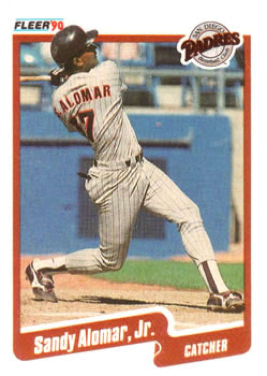 1990 Fleer Baseball #150 Sandy Alomar Jr.  San Diego Padres  Image 1