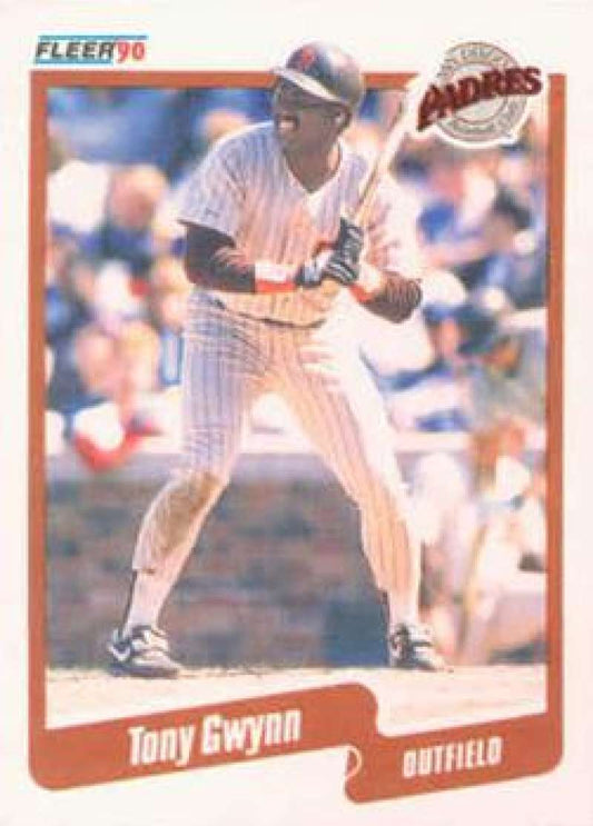 1990 Fleer Baseball #157 Tony Gwynn  San Diego Padres  Image 1