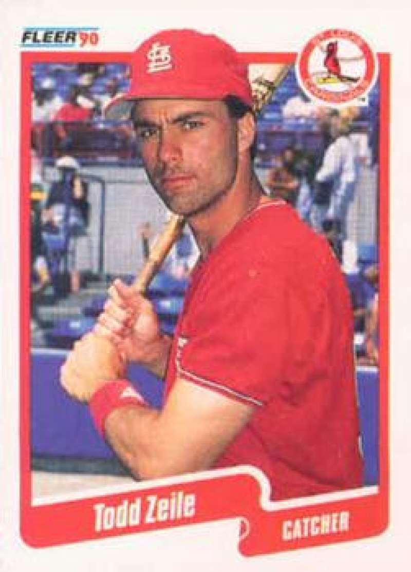 1990 Fleer Baseball #265 Todd Zeile  St. Louis Cardinals  Image 1