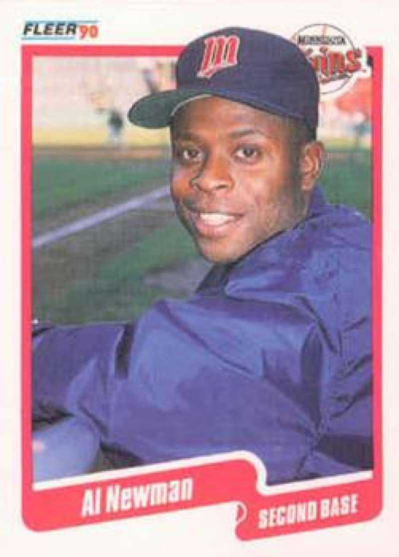 1990 Fleer Baseball #382 Al Newman  Minnesota Twins  Image 1
