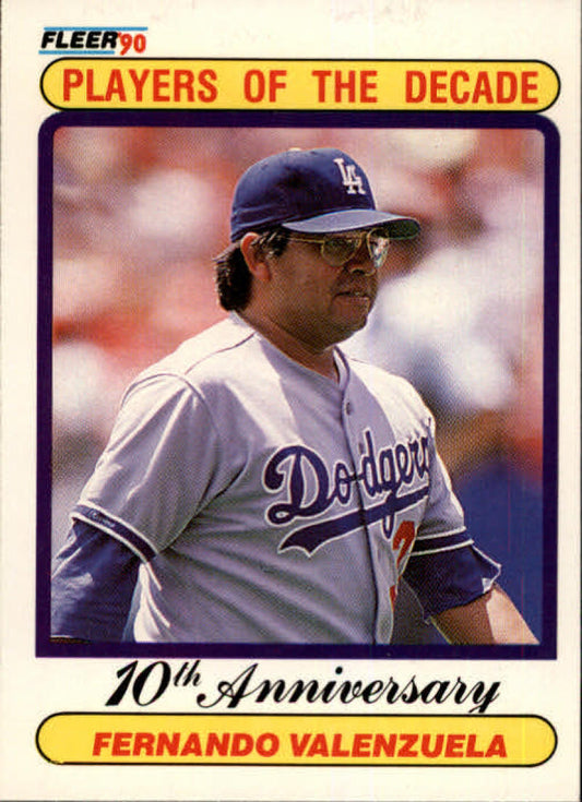 1990 Fleer Baseball #622 Fernando Valenzuela 1981  Los Angeles Dodgers  Image 1