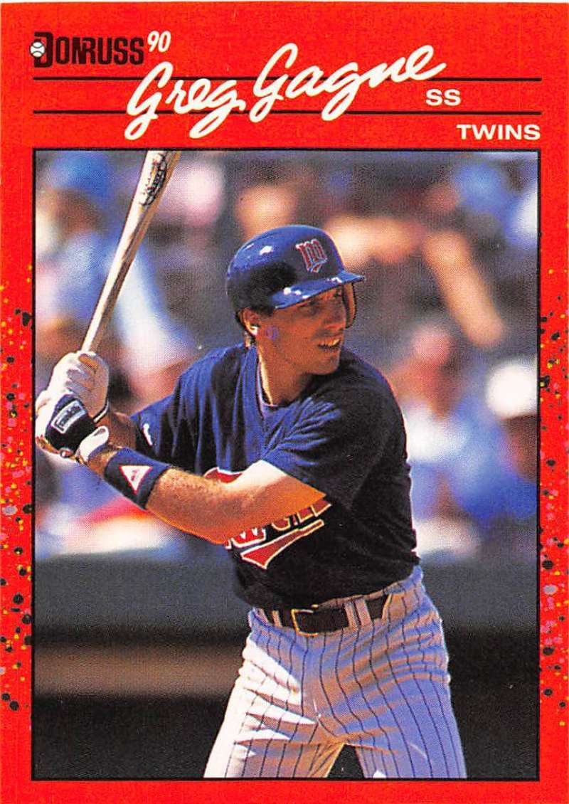 1990 Donruss Baseball  #237 Greg Gagne  Minnesota Twins  Image 1