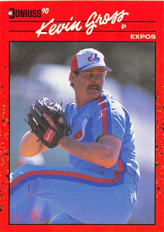 1990 Donruss Baseball  #248 Kevin Gross  Montreal Expos  Image 1