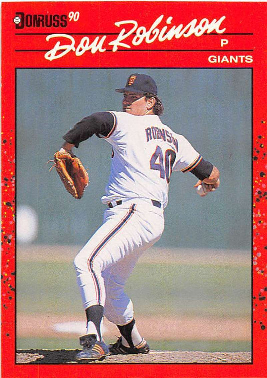 1990 Donruss Baseball  #258 Don Robinson  San Francisco Giants  Image 1