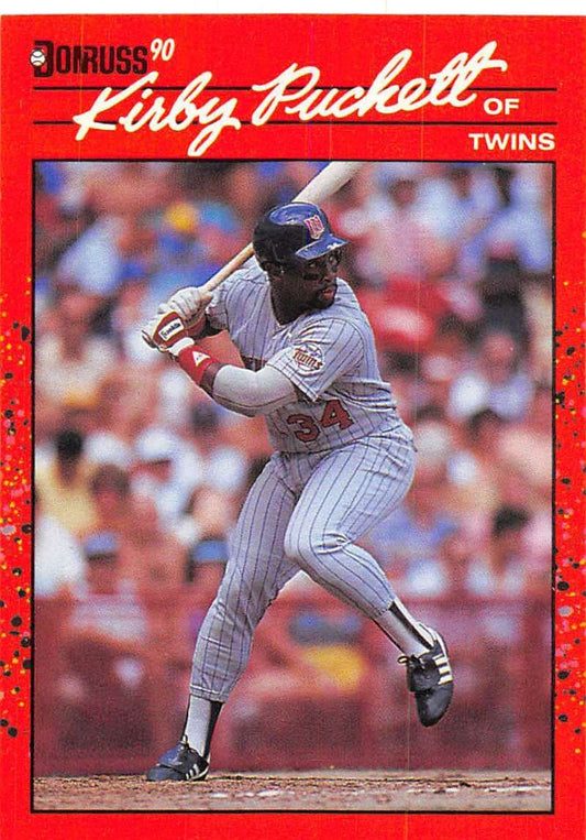 1990 Donruss Baseball  #269 Kirby Puckett  Minnesota Twins  Image 1