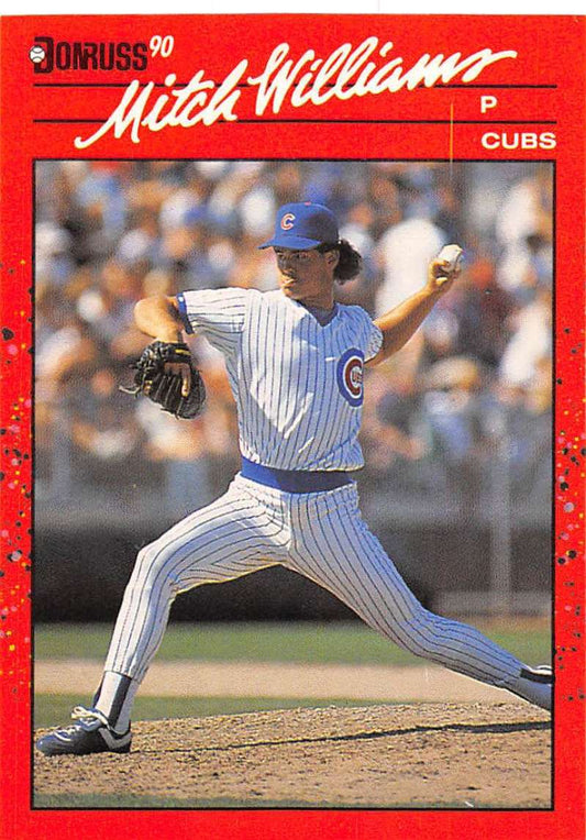 1990 Donruss Baseball  #275 Mitch Williams  Chicago Cubs  Image 1
