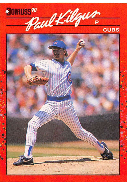 1990 Donruss Baseball  #276 Paul Kilgus  Chicago Cubs  Image 1
