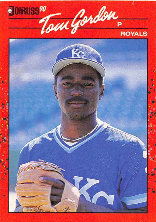 1990 Donruss Baseball  #297 Tom Gordon  Kansas City Royals  Image 1
