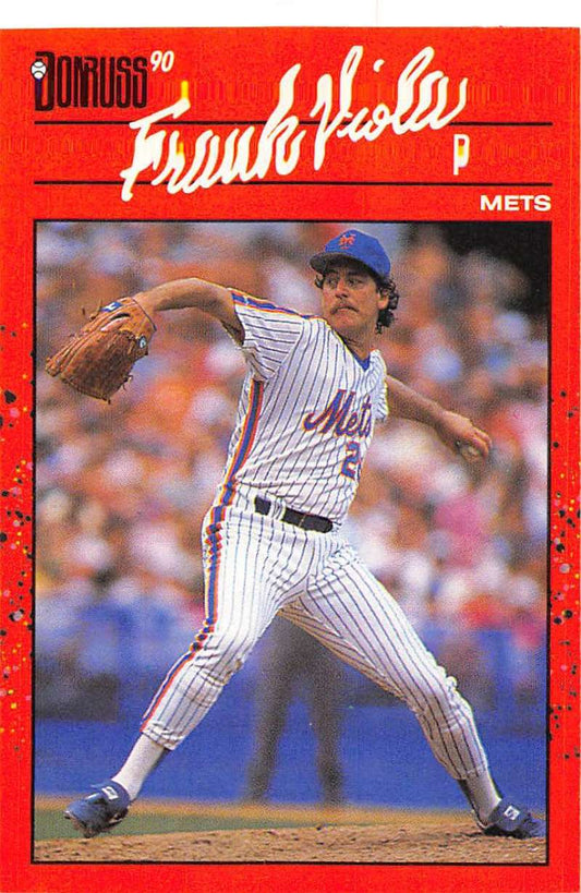 1990 Donruss Baseball  #353 Frank Viola  New York Mets  Image 1
