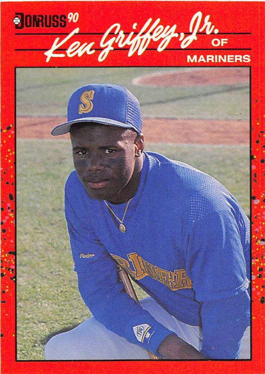 1990 Donruss Baseball  #365 Ken Griffey Jr.  Seattle Mariners  Image 1