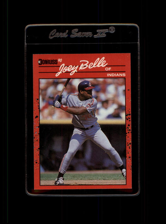 1990 Donruss Baseball  #390 Albert Belle  Cleveland Indians  Image 1