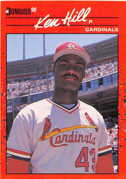 1990 Donruss Baseball  #397 Ken Hill  St. Louis Cardinals  Image 1