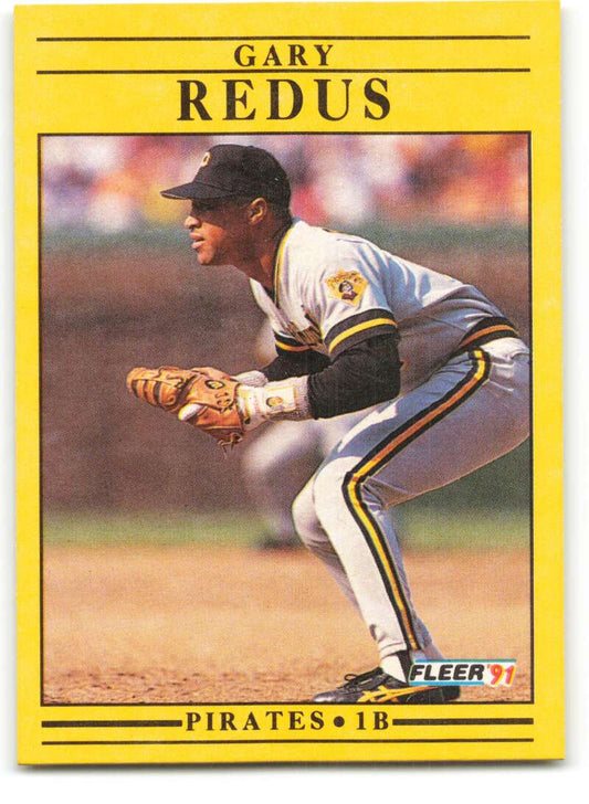 1991 Fleer Baseball #47 Gary Redus  Pittsburgh Pirates  Image 1