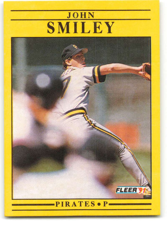 1991 Fleer Baseball #50 John Smiley  Pittsburgh Pirates  Image 1