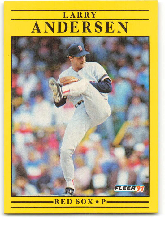 1991 Fleer Baseball #83 Larry Andersen  Boston Red Sox  Image 1