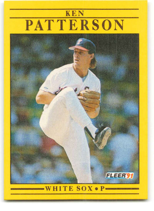 1991 Fleer Baseball #132 Ken Patterson  Chicago White Sox  Image 1