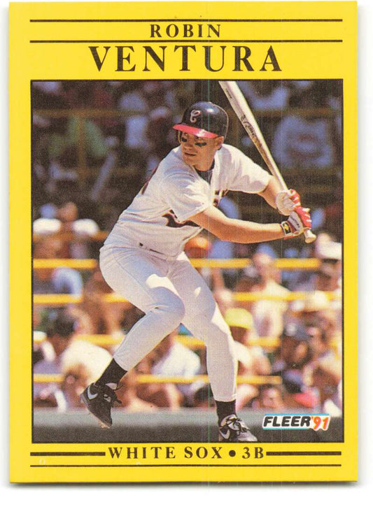 1991 Fleer Baseball #139 Robin Ventura  Chicago White Sox  Image 1