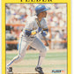 1991 Fleer Baseball #583 Mike Felder  Milwaukee Brewers  Image 1