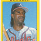 1991 Fleer Baseball #701 Victor Rosario  RC Rookie Atlanta Braves  Image 1