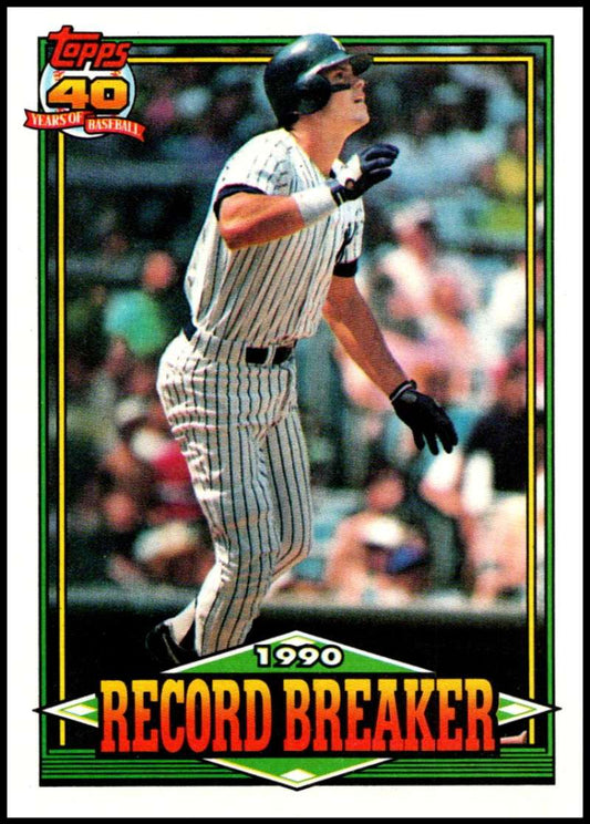 1991 Topps #4 Kevin Maas RB Baseball New York Yankees  Image 1