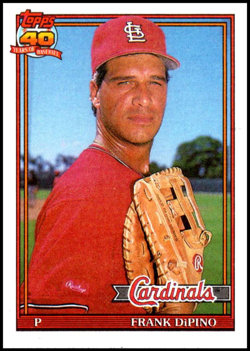 1991 Topps #112 Frank DiPino Baseball St. Louis Cardinals  Image 1