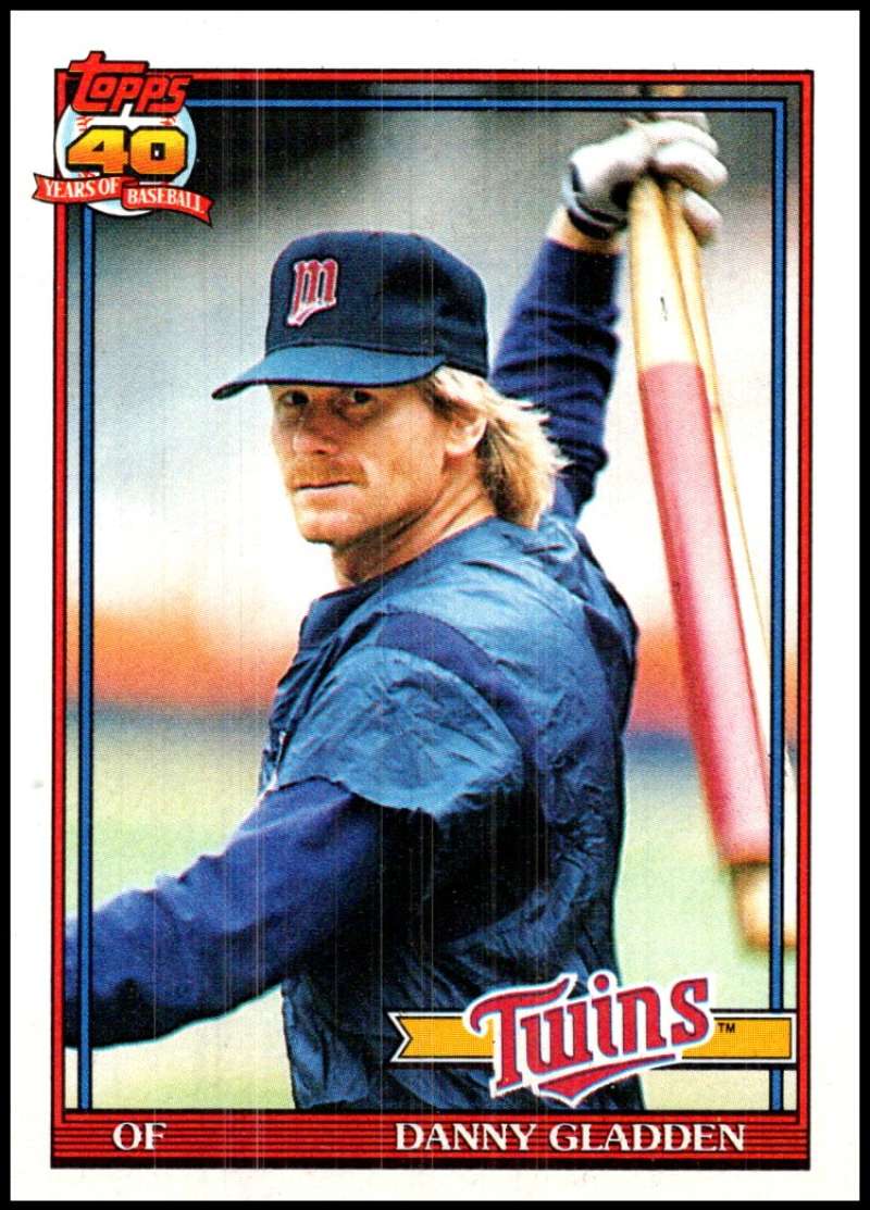 1991 Topps #778 Dan Gladden Baseball Minnesota Twins  Image 1