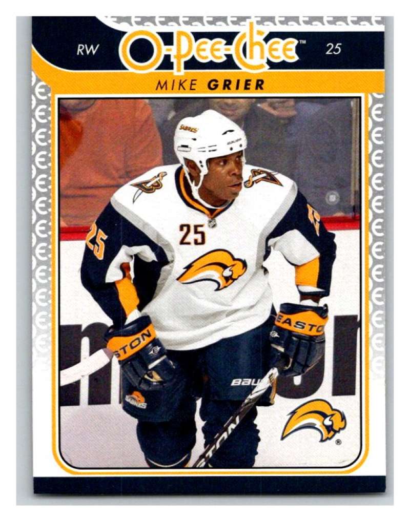 2009 O-Pee-Chee #712 Mike Grier  Buffalo Sabres  V94891 Image 1