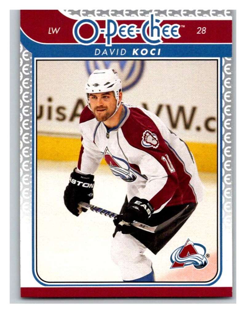 2009 O-Pee-Chee #730 David Koci  Colorado Avalanche  V94892 Image 1