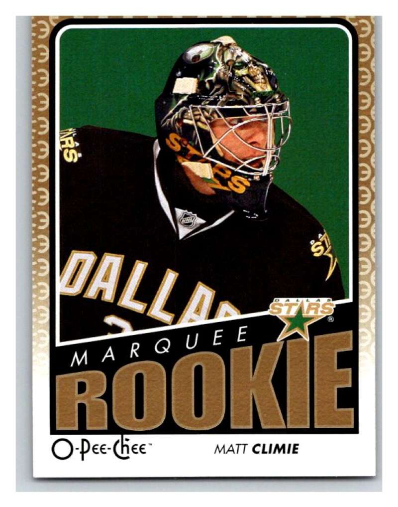 2009 O-Pee-Chee #761 Matt Climie  RC Rookie Dallas Stars  V94897 Image 1