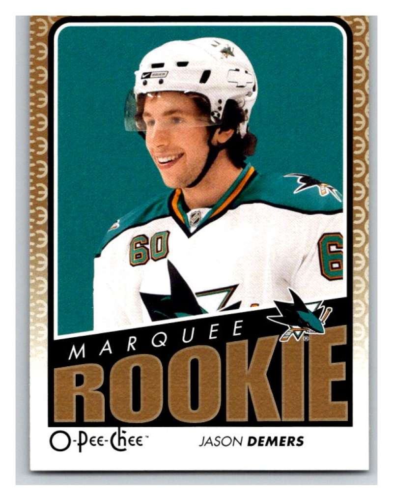 2009 O-Pee-Chee #766 Jason Demers  RC Rookie San Jose Sharks  V94900 Image 1