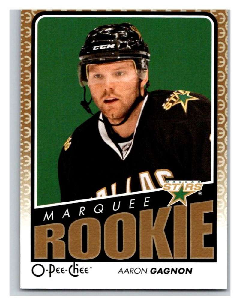 2009 O-Pee-Chee #787 Aaron Gagnon  RC Rookie Dallas Stars  V94909 Image 1