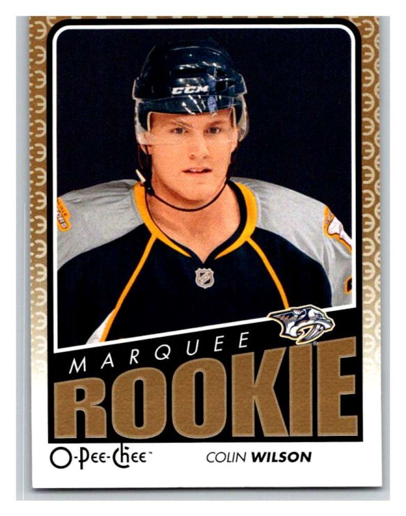 2009 O-Pee-Chee #791 Colin Wilson  RC Rookie Nashville Predators  V94910 Image 1