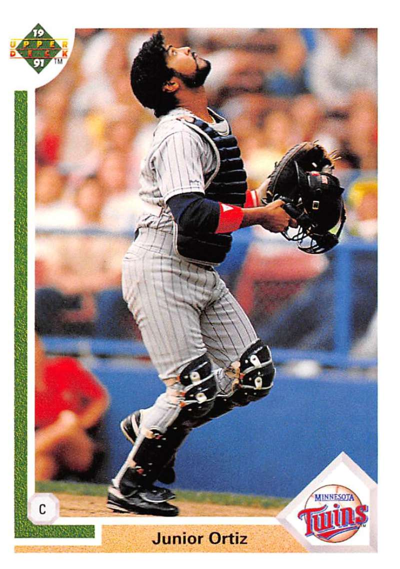 1991 Upper Deck Baseball #170 Junior Ortiz  Minnesota Twins  Image 1