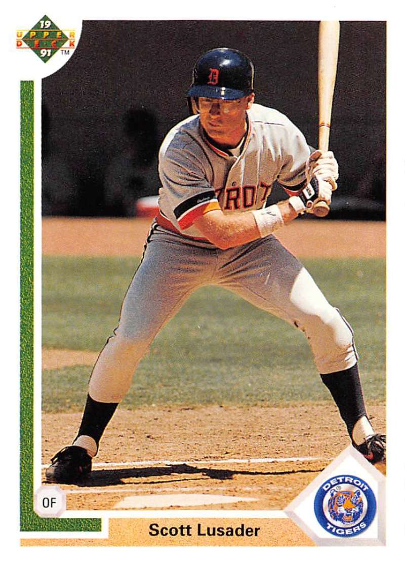 1991 Upper Deck Baseball #241 Scott Lusader  Detroit Tigers  Image 1