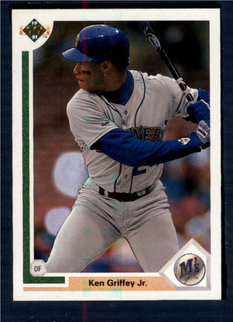 1991 Upper Deck Baseball #555 Ken Griffey Jr.  Seattle Mariners  Image 1