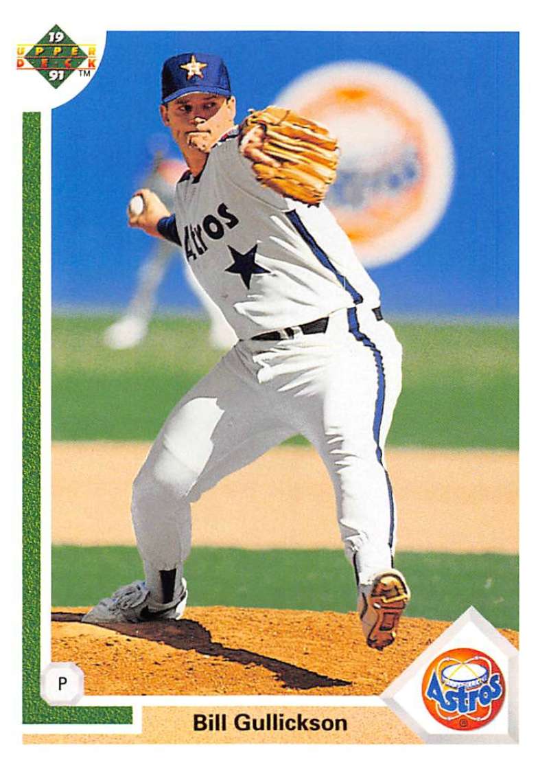 1991 Upper Deck Baseball #590 Bill Gullickson  Houston Astros  Image 1