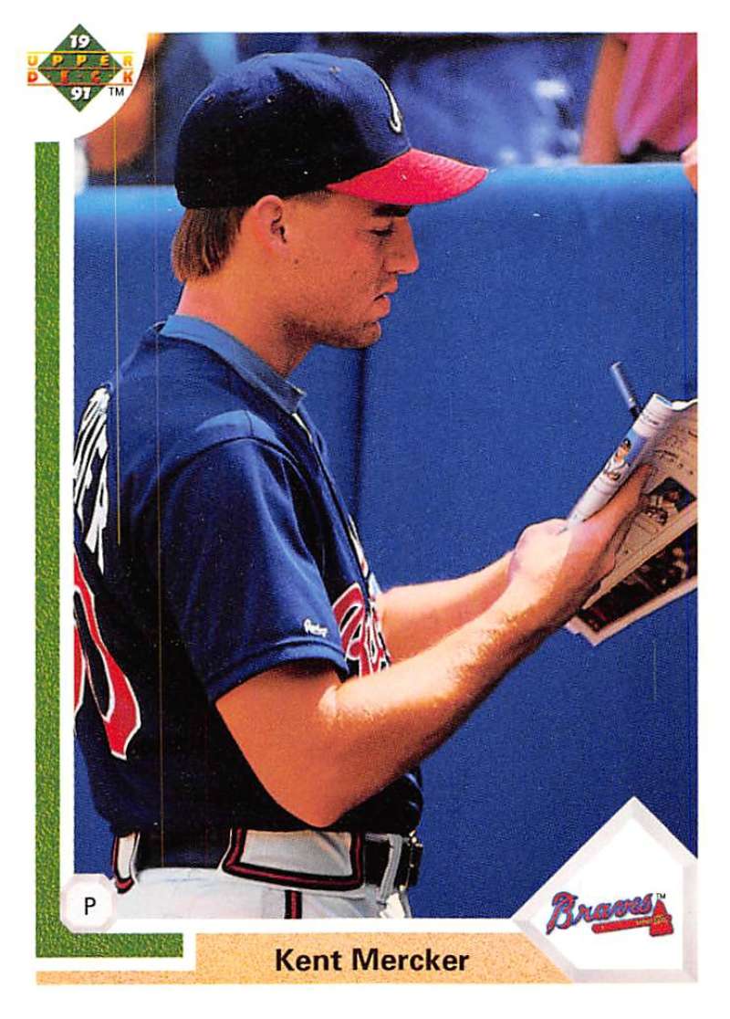 1991 Upper Deck Baseball #642 Kent Mercker  Atlanta Braves  Image 1