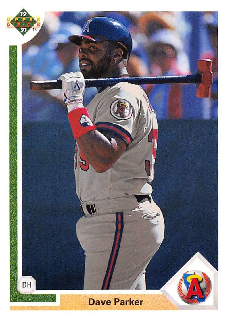 1991 Upper Deck Baseball #733 Dave Parker  California Angels  Image 1