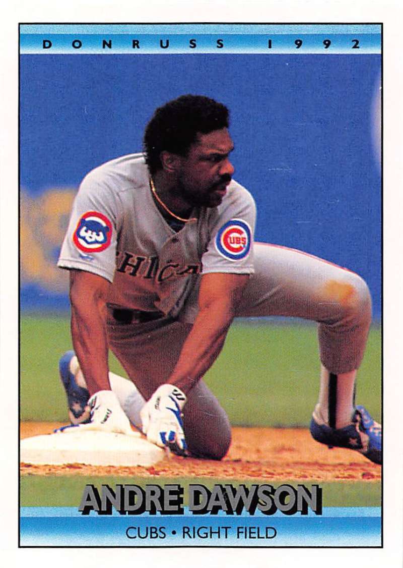 1992 Donruss Baseball #119 Andre Dawson  Chicago Cubs  Image 1