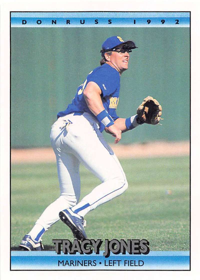 1992 Donruss Baseball #519 Tracy Jones  Seattle Mariners  Image 1