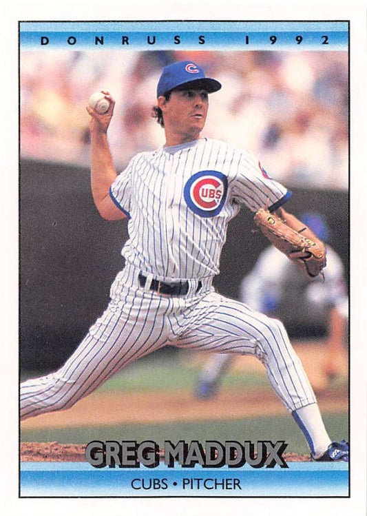 1992 Donruss Baseball #520 Greg Maddux  Chicago Cubs  Image 1