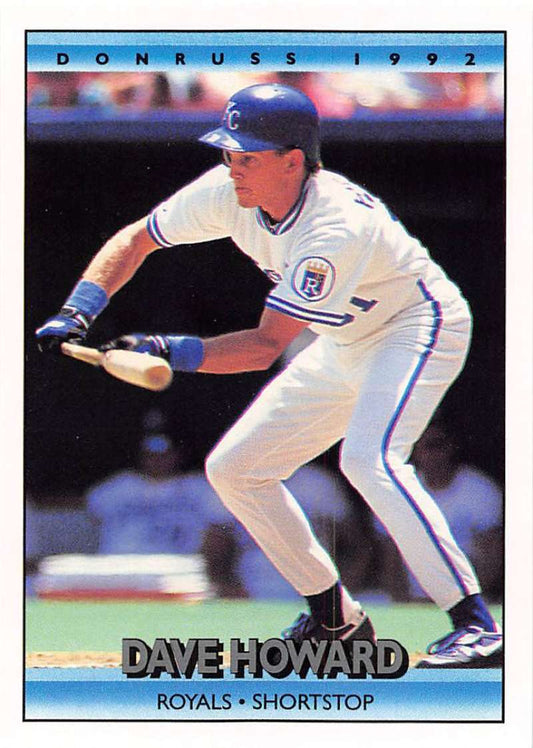 1992 Donruss Baseball #567 David Howard  Kansas City Royals  Image 1