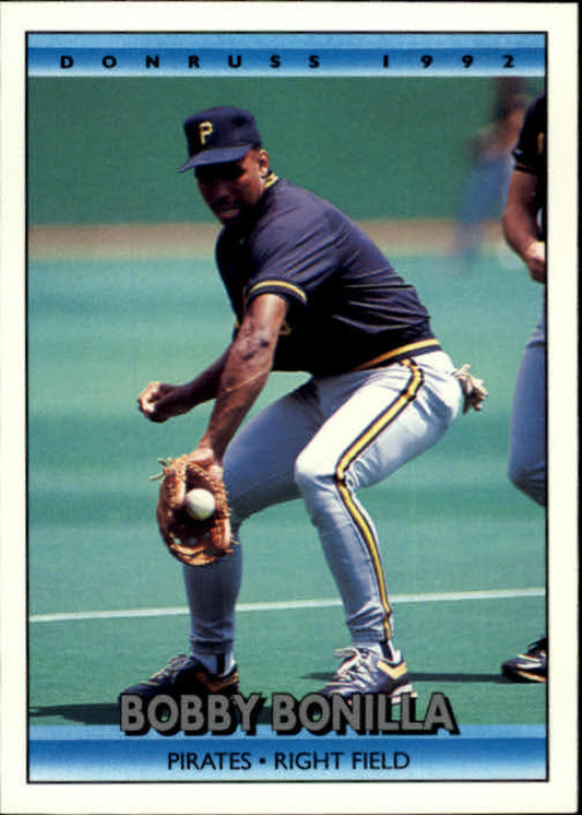 1992 Donruss Baseball #610 Bobby Bonilla  Pittsburgh Pirates  Image 1