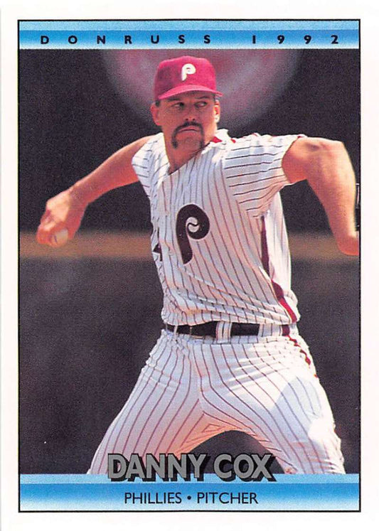 1992 Donruss Baseball #614 Danny Cox  Philadelphia Phillies  Image 1