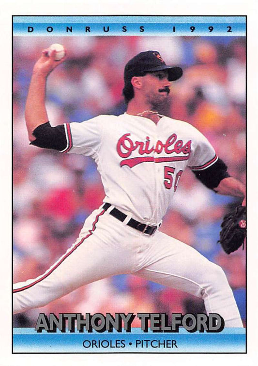 1992 Donruss Baseball #623 Anthony Telford  Baltimore Orioles  Image 1