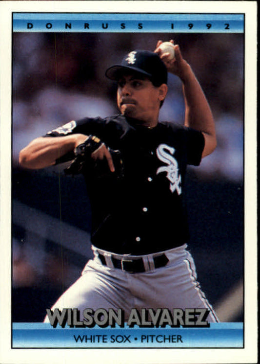 1992 Donruss Baseball #630 Wilson Alvarez  Chicago White Sox  Image 1