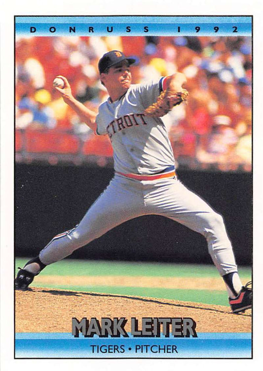 1992 Donruss Baseball #633 Mark Leiter  Detroit Tigers  Image 1
